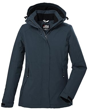 Killtec Damen Kow 37 Wmn Jckt Funktionsjacke/Outdoorjacke mit abzippbarer Kapuze (1er Pack)