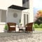 Überdachung haustür Balkon überdachung Terrassenmarkise Einziehbare Markise 150×150 cm AnthrazitGeeignet für Terrassen, Balkone, Veranden
