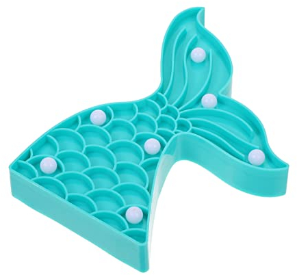 Homoyoyo Fischschwanz-Einstelllampe Märchennacht Nachtlicht für Babyzimmer Schreibtischlampen Geschenke Christbaumschmuck Meerjungfrau Rücklicht Dekoration Kaktus schmücken Kind