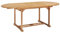 Rantry Ausziehtisch Gartentisch Ausziehbarer Balkontisch Mit Schirmloch Gartentisch Ausziehtisch Holztisch Möbel Tisch EsstischGartenmöbel Balkonmöbel 150-200x100x75 cm Massivholz Teak