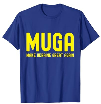 MUGA Make Ukraine Great Again Support Lustiger Spruch T-Shirt