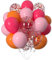 Ainmto 50 Stück 12 Zoll Luftballons Mattes Rosa und Orange,Helium Konfettis Ballons für Geburtstag, Hochzeiten