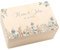 Geschenkfreude Erinnerungsbox individuell - Hochzeitsgeschenk Holz personalisiert - 30x20x14cm - UV-Druck - Geschenkbox Hochzeit - Hochzeitsgeschenke für Brautpaar - Geldgeschenk Hochzeit Floral 4