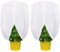 Garden Fleece Bags for Plants large 80gsm, 2 Pack 2.4 x 2m, Horticultural Fleece for Plants, Warming Plant Fleece Frost Protection Jackets w/ Zipper & Drawstring for Tree Winter Outdoor Cold Weather