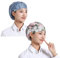 AORVYUI Paquete de 2 gorros de trabajo con estampado de gorro, gorro ajustable de absorción de sudor con banda para el sudor para mujer