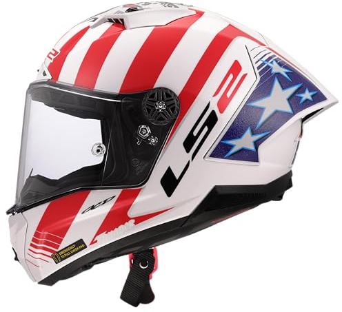 LS2, Integraler Motorradhelm THUNDER GP AERO Replica BAZ, S