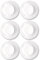 AC - Pack de 6 Platos Hondos - Modelo Ebro - Ø 24 cm - Vidrio Opal - Apto para lavavajillas y microondas - Ideal para el hogar, Cocina y hostelería