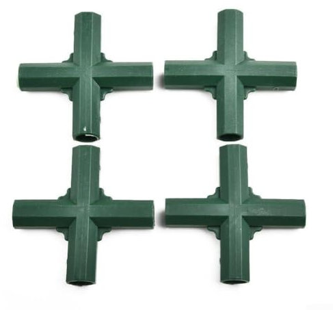 Solaughguy Gardening Will Lot de 10 raccords coudés en PVC 3 voies 16 mm pour serre et meubles Compatible avec 16 tuyaux de 17 mm Construction en plastique (D)