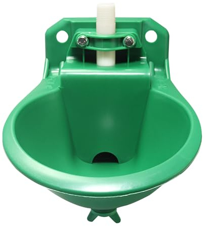 Automatic Waterer - 500ml Sheep Water Trough Feeder, Livestock Drinking Dispenser | Green Watering Bowl System for Sheep Goats Horses Dogs Cattle, Poultry Feeding Equipment Farm Use