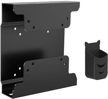 Mini PC Mount for Dell with Pen Holder, VESA Wall Under Desk Mount or Mount to a Monitor Arm, Monitor Stand for Dell OptiPlex MFF 7080 5070 3000 7060 7090 7010 3060 3040 3046 3050 3090 and More Model