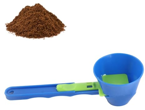 Eiweißpulver -Schieberlöffel, Messung der Schaufel mit Trichter, Wiederverwendbarer Schieberlöffel Trichter mit Verriegelungsdeckel, für Kaffee -Teezucker