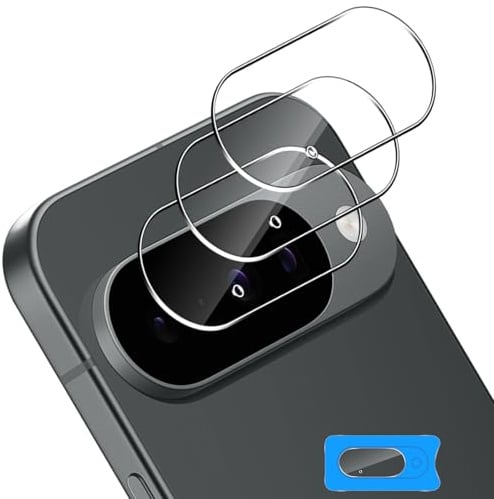 Aerku Kameraschutz für Google Pixel 10 für Panzerglas | 3 Stück Anti- Kratzer Kamera Displayschutz, 9H Härte Kameraschutzfolie, Blasenfrei Gehärtetes Glas Folie, HD Schutzfolie