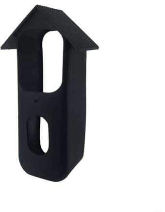 ZYNCUE Weatherproof Silicone Case for Blink Video Doorbell 2025, Protective Cover with Dustproof Waterproof Shield for Outdoor Use, Black(Black)