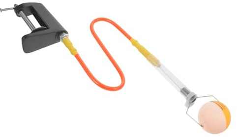 Healeved Professionelles Tischtennis Zufälliger Stil Trainingsgerät mit Verstellbarer Klemmvorrichtung und Höhe für Sicheres Individuelles Training und Schnelle Ballrückprallfunktion