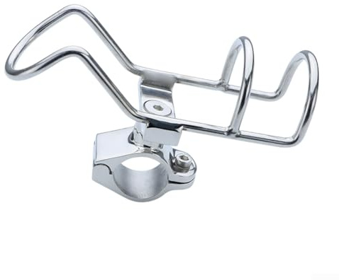 Angelrutenhalter, Edelstahl-Rutenhalter für Marine, Boot, Yacht, Salzwasser, Schlepprutenablage für Meeresangeln (25 mm)