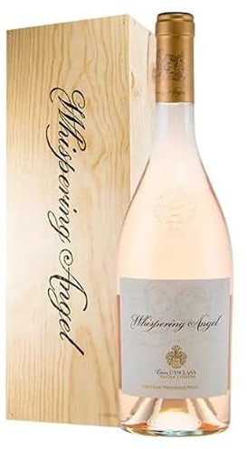 Whispering Angel Rosé Wine 6L Methuselah in Wooden Presentation Box | Côtes de Provence Rosé | Château d'Esclans | Luxury Large Format Wine Gift