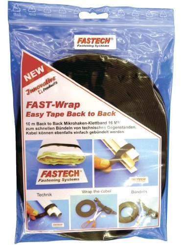 FASTECH 702-330-Bag 10 m FAST-Wrap Easy Tape 16 MM BLACK