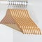 Jago® Kleiderbügel - Holz, Hosensteg und Schlaufenkerben, Haken 360 Grad drehbar, 30er Set, für Anzug, Hemden, Kleider - Holzkleiderbügel, Garderobenbügel, Wäschebügel, hemdenbügel, Bügel
