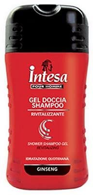 Set 12 INTESA Doccia-Sha Ginseng-Nero 250 Ml Cura E Pulizia Del Corpo