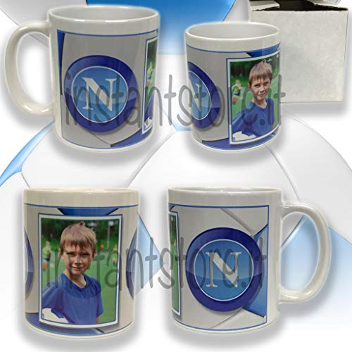 Tazza in Ceramica Squadra del Cuore Personalizzata con la Tua Foto - Squadra di Calcio Napoli