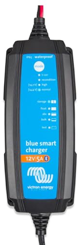Victron Energy Blue Smart IP65 12-Volt 5 amp 230V Chargeur de Batterie, Bluetooth (CEE 7/16)