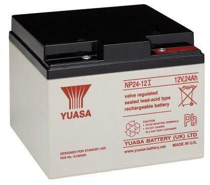 CoreParts Lead Acid Battery 288Wh 12V 24Ah NP24-12I, Dry Lead Acid Battery (288Wh 12V 24Ah NP24-12I Connection, Type Thread (M5))