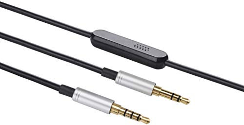 AGS Retail Ltd Compatible Audio Cable Replacement for Skullcandy Crusher 360 Headphones – 1.5 m, Black, Headset Cable with Microphone | Audio Accessories