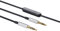 AGS Retail Ltd Compatible Audio Cable Replacement for Skullcandy Crusher 360 Headphones – 1.5 m, Black, Headset Cable with Microphone | Audio Accessories