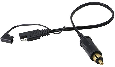 CERRXIAN DIN Hella Powerlet Stecker auf SAE Adapter Stecker, passend für OEM-Steckdose, Triumph, Victory oder Ducati Multistrada Motorräder