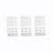 Yesmin Pack of 3 Bra Strap Extenders Extensions Elastic Extender Set 3 Hooks (White)
