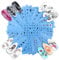 48 Sheets Christmas Water Transfer Nail Art Stickers Women Nail Decals for Gel Nails Butterflies Santa Claus Christmas Tree Elk Snowflakes