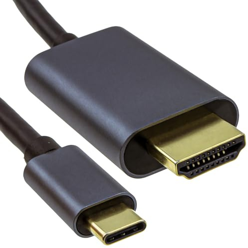 kenable USB Type C Vers HDMI 2.1 8K 60Hz 4K 120Hz PC Ordinateurs Portable TV Moniteur Vidéo câble 2 m [2 mètre/2m]