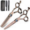 Kit de ciseaux de coiffure professionnels de 15,2 cm - Or rose - Pour homme et femme