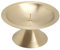 NKlaus Scheibenleuchter Ø11cm Messing Gold Kerzenleuchter matt Altarleuchter mit Dorn 10719