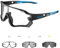 KAPVOE Selbsttönend Fahrradbrille TR90 Rahmen Herren Damen UV400 Schutz Design der Belüftungslöcher, transparente Sportsonnenbrille speziell für Mountainbiken, Laufen, Baseball und mehr entworfen 02