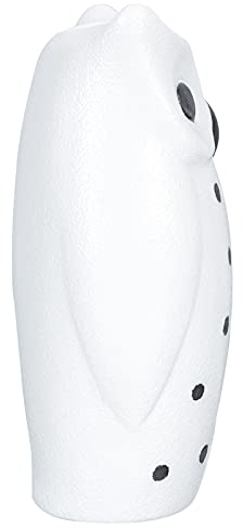 Happyyami Tischständer Blumenarrangement Eule-skulptur Desktop-blumenvase Eule Skulptur Owl Figurine Trockene Vase Container Eule Blumenvase Getrocknete Blumenvase Regal Keramik Büro Weiß