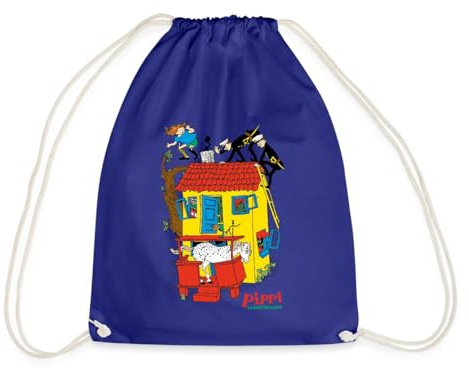 Spreadshirt Pippi Langstrumpf Villa Kunterbunt Turnbeutel
