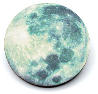 Miniblings Mond Brosche Universum Raumfahrt Weltall Astronaut - Handmade Modeschmuck I Anstecknadel Button Pins