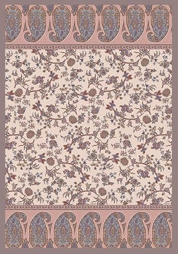 Bassetti Plaid Genova 41 aus Baumwolle Mako-Satin in der Farbe Beige, Maße: 155cm x 220cm, 9324103