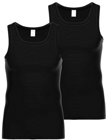 Ammann Cotton & More Athletic-Shirt 2er Pack Black 8