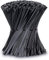 Black Cable Ties, 300mm x 4.8mm, Pack of 100, 12 Premium Nylon Zip Ties Multi-Purpose Plastic Tie Wraps Secure Self-Locking Mechanism for Home, Garden, Office and DIY by AAN