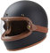 Retro Motorradhelm Integralhelme Mit Klarer Brille, Klassisch Full Face Helme, Glasfaser Motocross Helme, DOT/ECE-Zulassung Motorrad Jethelme Herren Damen (Color : B, Size : M=(57-58cm))