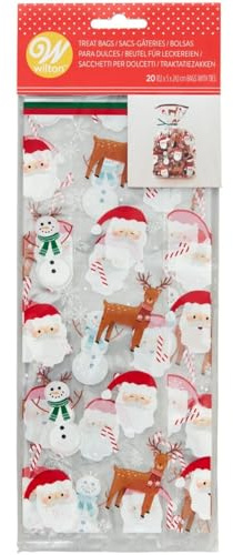 Wilton SüßigkeitentütenWeihnachtsmann/Schneemann/Rentier
