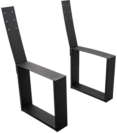 STADO® | Bankgestell | Schwarz | 40x78,5cm | 2 Stück