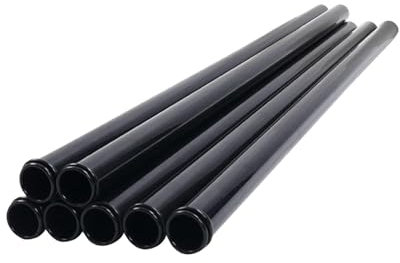 rockible 7x Golf Club Tube Club Holder Individual Golf Bag Tubes Protection Black Golf Tubes Golf Stick Cover for Gift Putting Women, 3.1cm Dia