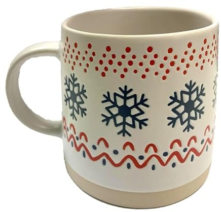 Puckator Stoneware Mug - Snowflake