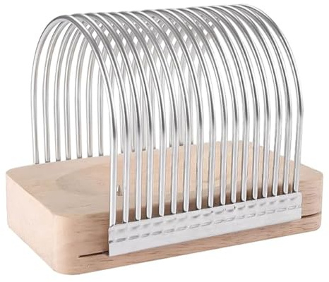 ZONADAH Potato Slicer Potato Bread Slicing Rack 12.5 x 7.5cm Butter and Cheese Slicing Rack Kitchen Vegetable Slicing Tool for Slicing Tomato Potato Meat Bread Cake
