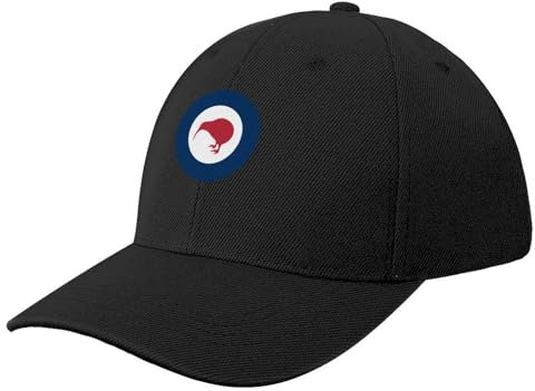 CIZIEOE Baseball Kappe Baseball Cap RNZAF ROYAL AIR Force Roundel Rondel Kiwi Baseball Cap Snapback Cap schwarz Trucker Hat Neu im Sortiment Mütze Damen 2024 Herren