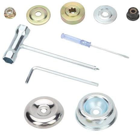perfk Adaptateur de tête de coupe-bordures Kits d'adaptateur de coupe-bordures Accessoire de machine de jardinage en métal Adaptateur de de tondeuse à