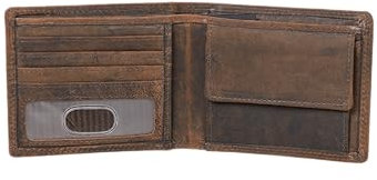 Hörner Pura Geldbeutel Braun I Echtes Leder I Hochwertige Geldbörse I Wallet for Men I Portemonnaie für Männer I Brieftasche Herren I Karten Portemonnaie Mann I RFID Schutz